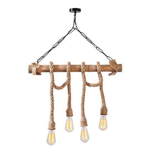 Erebos - 112-AV BlackWooden Chandelier slika 2