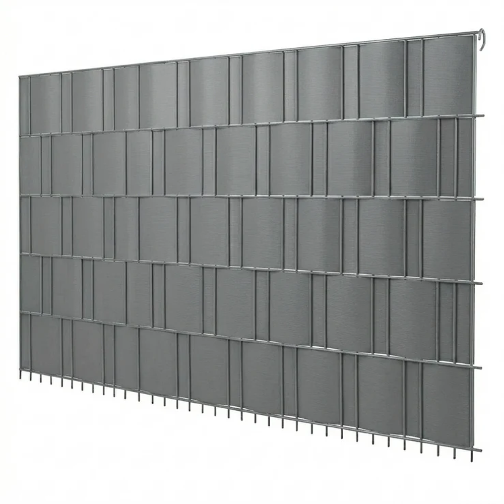 Traka za panel ogradu 19x35 m siva slika 1