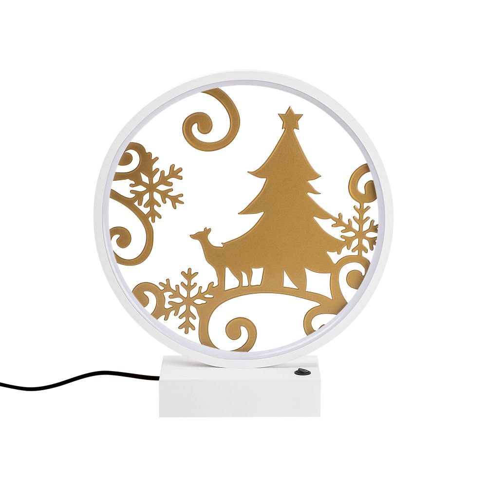 XMAS11 Bijela i Zlatna Stolna Lampa slika 7