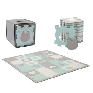 Kinderkraft puzzle LUNO oblici, mint