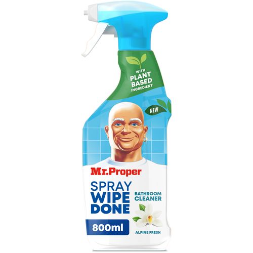 Mr Proper Wipe Done sredstvo za čišćenje kupaonice u spreju 800ml slika 1