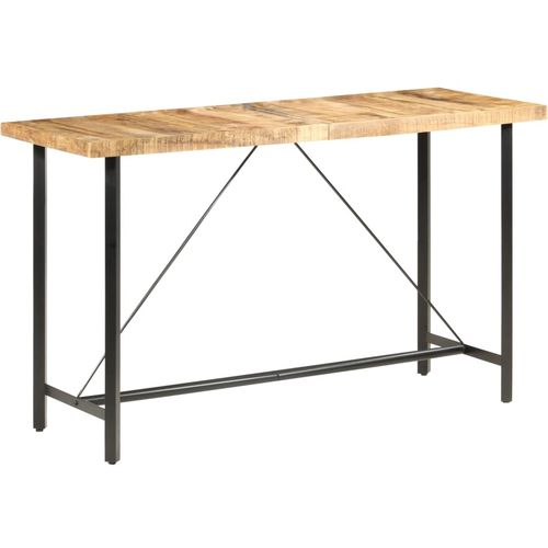 Barski stol 180 x 70 x 107 cm od grubog drva manga slika 1