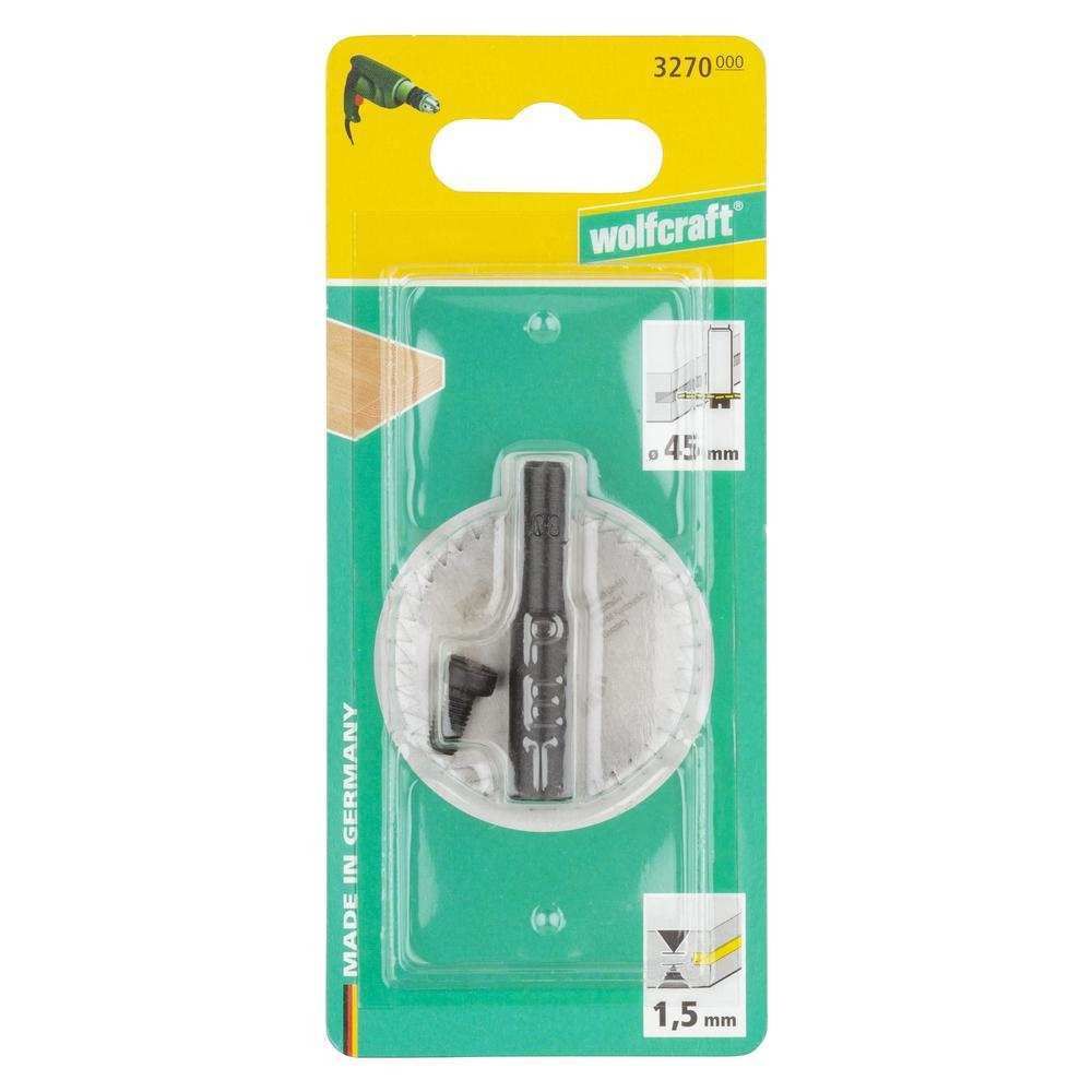 Wolfcraft Pila Za Proreze fi 45 mm Osovina 8,5 mm - 3270000 slika 5