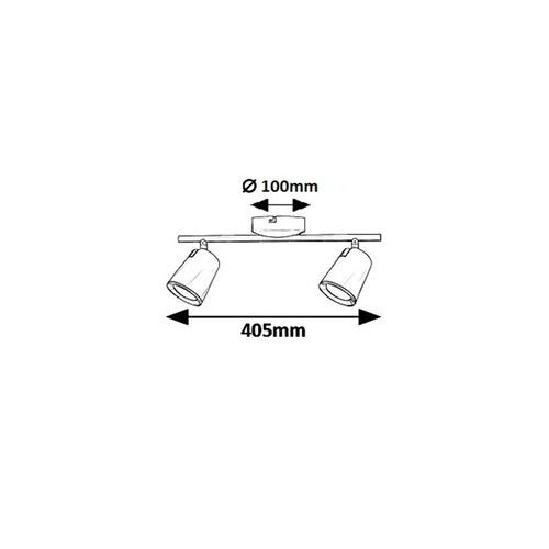 Rabalux Solange, spot, LED 12W, bela slika 3