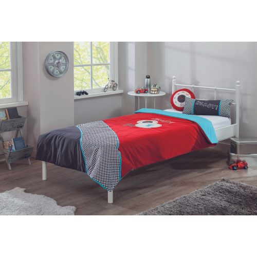 L'essential Maison Bispread Set Prekrivača za Krevet (90-100 cm) - Crni/Crveni/Plavi slika 1