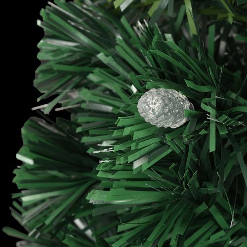 Umjetno božićno drvce sa stalkom LED 240 cm optička vlakna slika 16