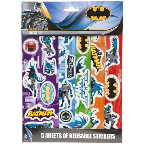 DC BATMAN 5 SHEET STICKER PACK slika 1