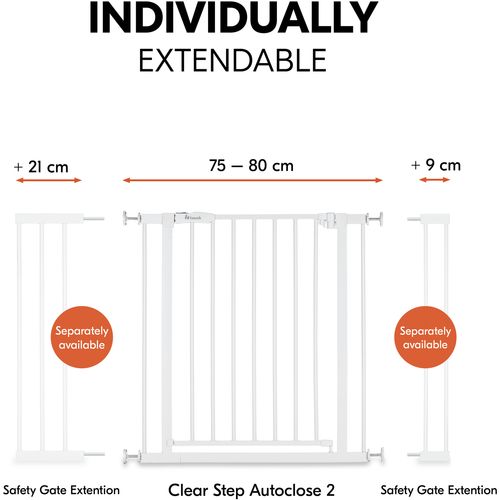 Hauck zaštitna ograda Open N Stop 2 (75 - 80 cm) - Bijela slika 5