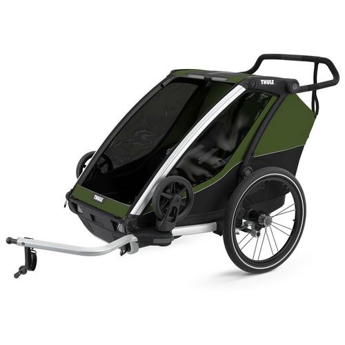 Thule Chariot Cab 2 dečija kolica/prikolica za bicikl - CypresGreen slika 2