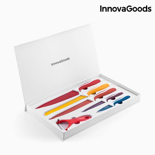 InnovaGoods set keramičkih noževa i ljuštilica 6/1 38x24x3xcm slika 1