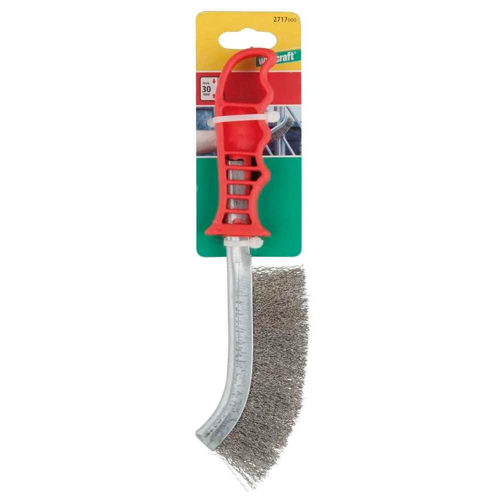 Wolfcraft Četka S Plastičnom Drškom 265/125x30x0,3 mm Inoxna Žica - 2717000 slika 4