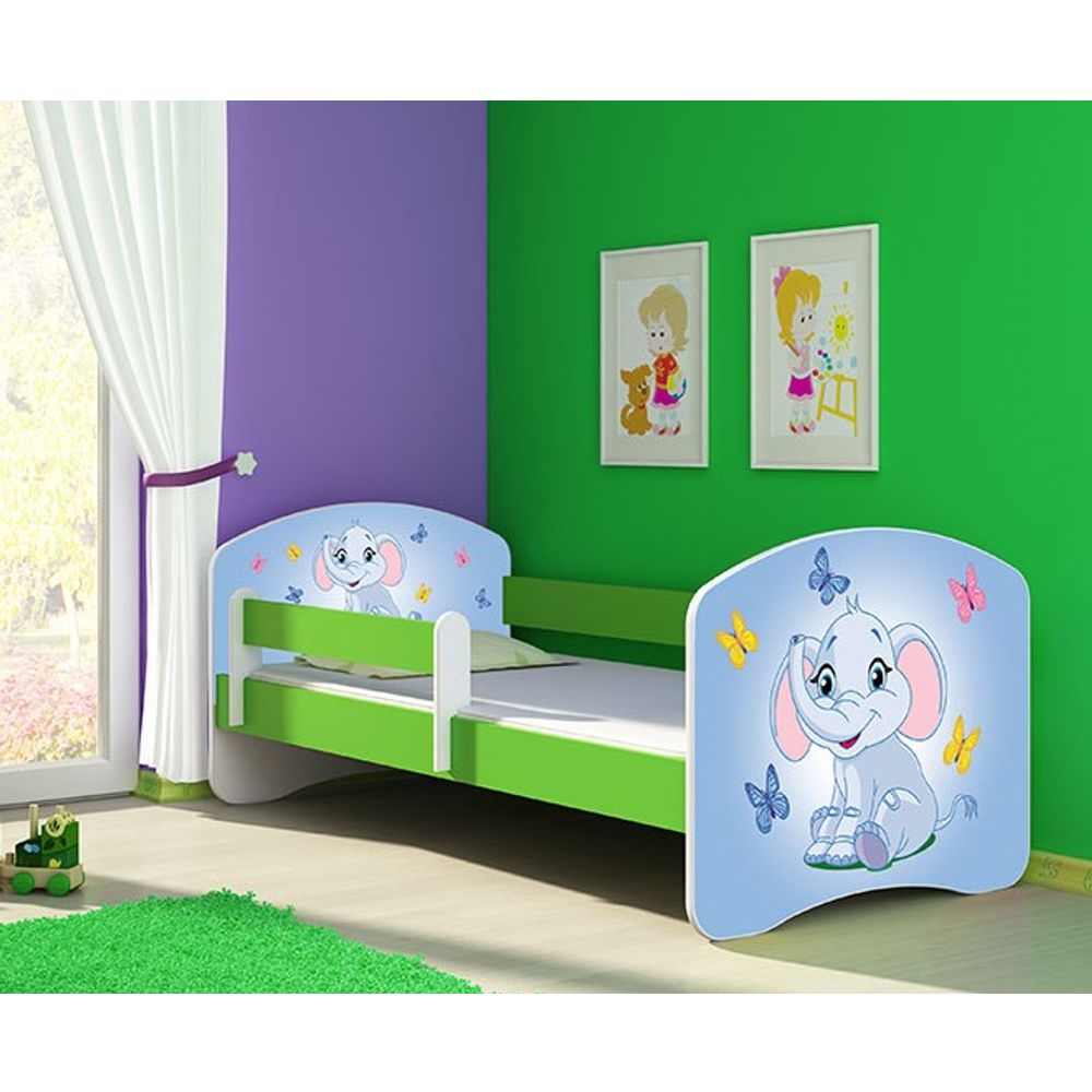 ACMA Dječiji krevet Acma II Green - 180x80cm - Dezen 26 slika 1