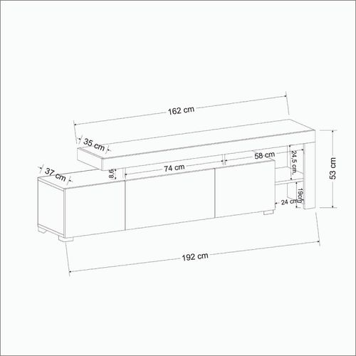 Hanah Home Beliz - Beli TV stalak slika 11