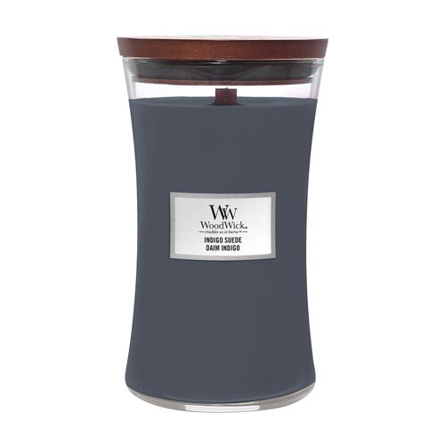 Woodwick Sveća Ww Classic Large Indigo Suede 1694651E slika 1