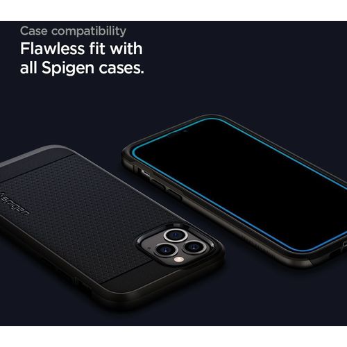 SPIGEN KALJENO STAKLO GLASS FC ZA IPHONE 12 PRO MAX CRNO slika 4