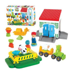Mochtoys set Bloko Farme 100 el. + 3 figure 