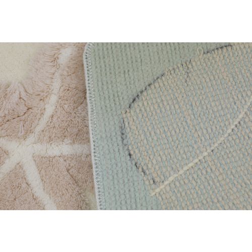 Deniz Yildizi - Blue  Multicolor Acrylic Bathmat Set (3 Pieces) slika 8