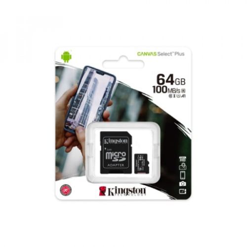 SD CARD 64GB Kingston Canvas Select Plus SDCS2/64GB Class10 slika 2