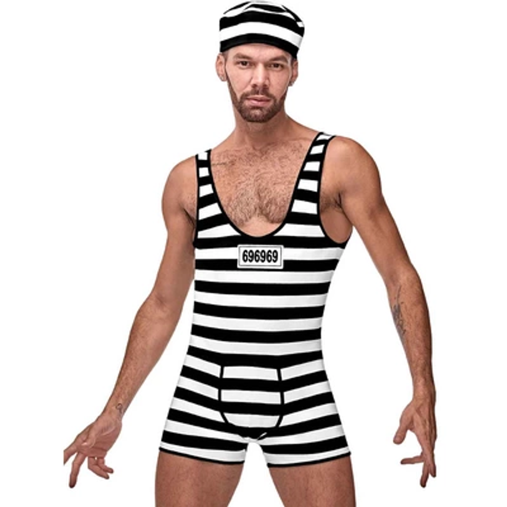 Sexy kostim zatvorenika - S/M slika 1