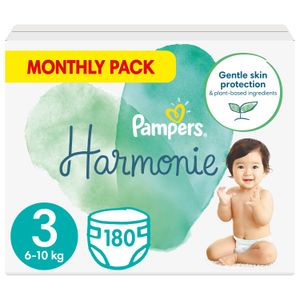 Pampers Harmonie Premium Cotton Pelene, Mjesečno pakiranje XXL