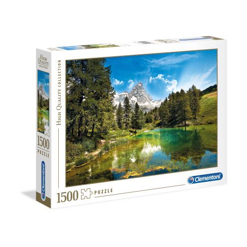 Clementoni Puzzle 1500 Hqc Blue Lake slika 1