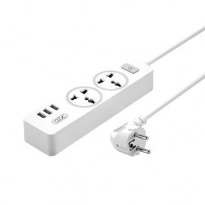 XO WL04 Produžni kabl 2 utičnice + 3xUSB