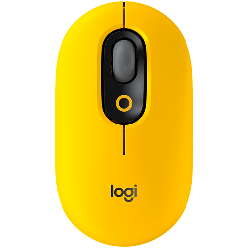 LOGITECH POP Mouse with emoji - BLAST_YELLOW - 2.4GHZ/BT - EMEA - CLOSE BOX slika 1