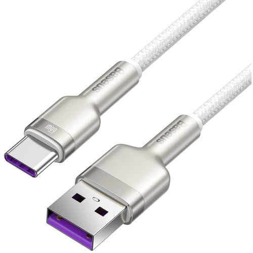 USB kabel za USB-C Baseus Cafule 66W 2m (bijeli) slika 2