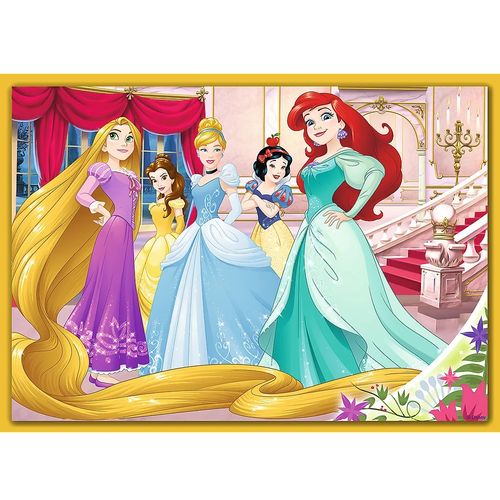 TREFL puzzle Disney Princess 4u1 (35,48,54,70) 34385 slika 3