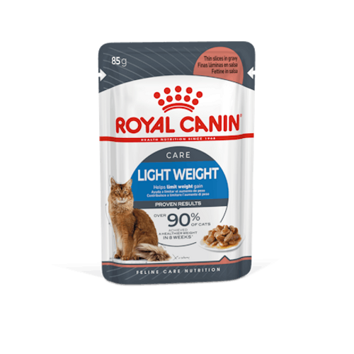 ROYAL CANIN FCN Ultra Light Weight Gravy, potpuna hrana za odrasle mačke, osigurava kontrolu tjelesne težine (komadići u umaku), 12x85 g slika 1