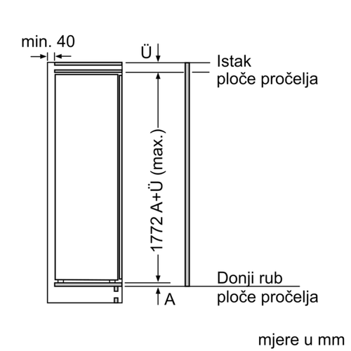 Bosch ugradbeni hladnjak KIF81PFE0 slika 7