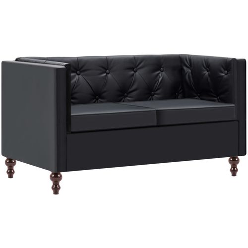 2-dijelni set sofa s presvlakom od umjetne kože crni slika 22