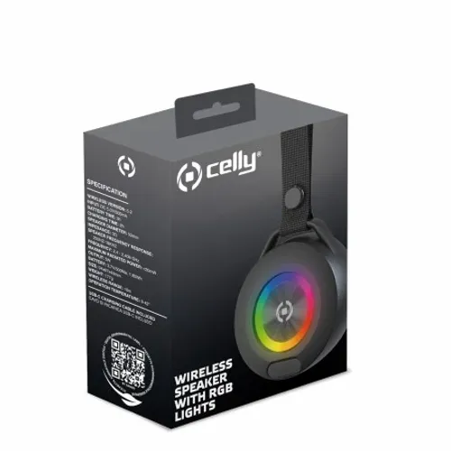 Celly Lightbeat bluetooth zvučnik crna slika 2