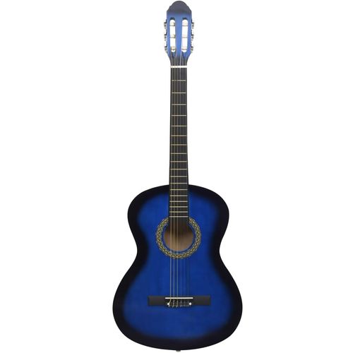 Klasična gitara za početnike plava 4/4 39" od drva lipe slika 22