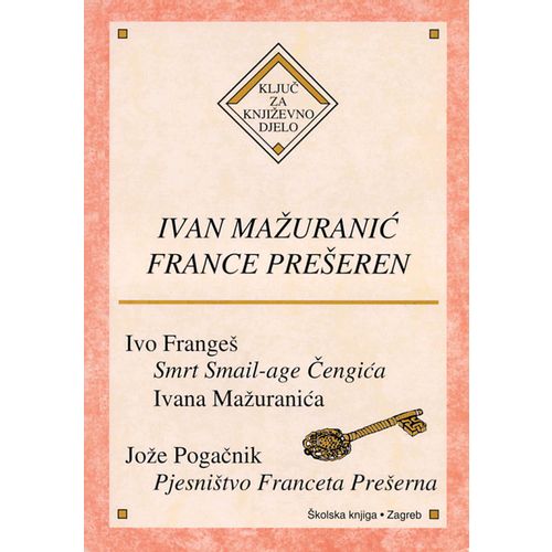  IVAN MAŽURANIĆ, FRANCE PREŠERN - Ivo Frangeš, Jože Pogačnik slika 1