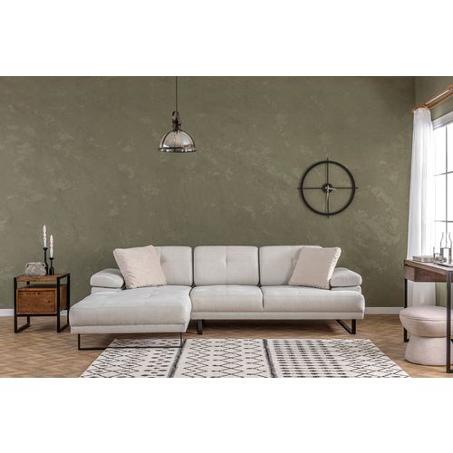 Atelier Del Sofa Kutna garnitura, Bež, Mustang Large Left - Beige slika 1