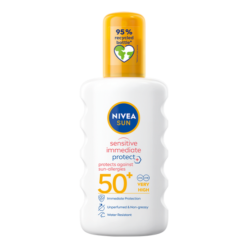 NIVEA Sun Sensitive Immediate Protect sprej za zaštitu od alergija izazvanih suncem SPF50+ 200 ml slika 1