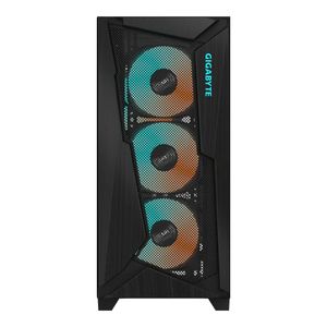 Gigabyte GB-C301G C301 GLASS BLACK, Mid Tower, up to E-ATX, CPU Height : 170mm, GPU Length : 400mm, PSU Length : 180mm, Up to 360mm Liquid Cooling Compatible