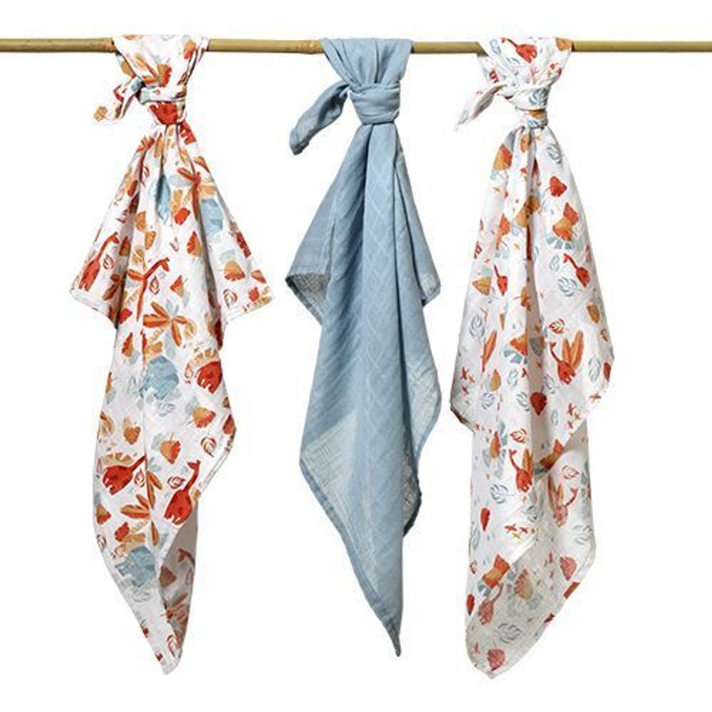 348/07 plavi muslin kričke 3 kom slika 2