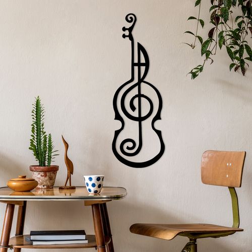 Wallity Metalna zidna dekoracija, Melody Violin slika 2