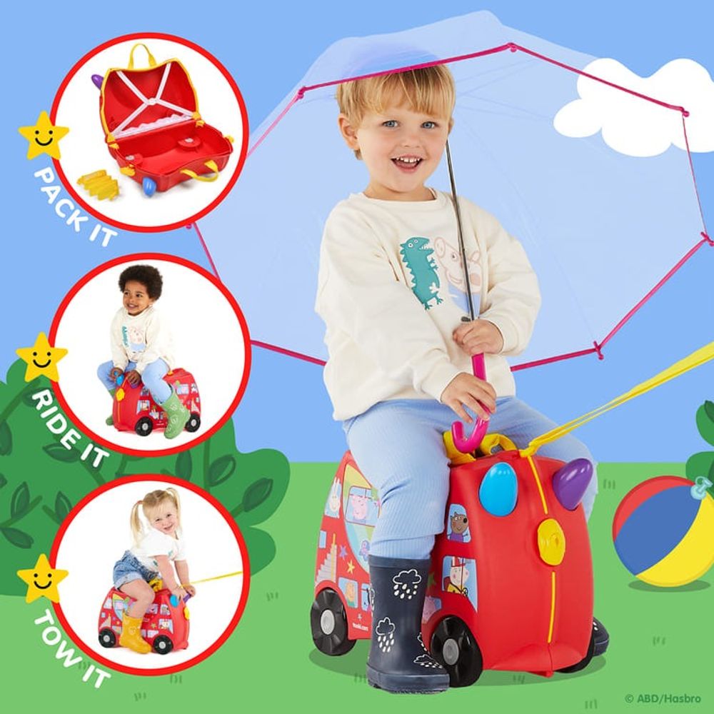 Trunki Dječiji kofer Peppa Pig Party Bus 3u1 slika 4