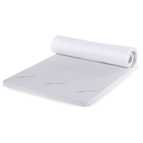 Nadmadrac/Roll up od memorijske pjene Vitapur Lavender Memory - 3,5 cm white 120x200 cm slika 2