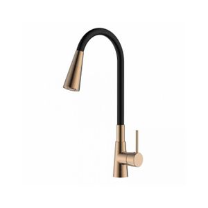 Inter Ceramic slavina za sudoper havana + set za ugradnju zinc/mesing brush rose gold