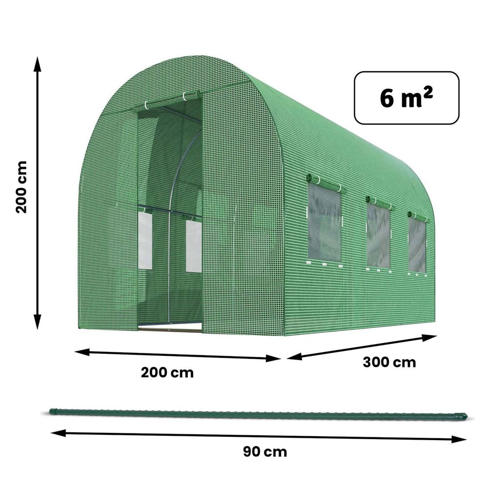 Vrtni tunel 2x3m 6m2 plonos slika 3