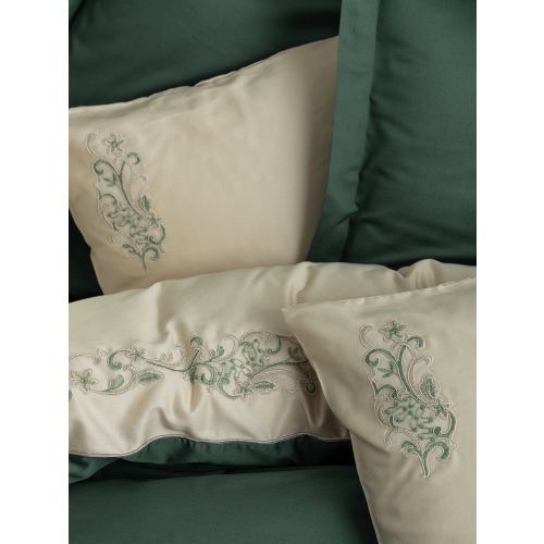 L'essential Maison Andy - Green Green
Ecru Satin Double Quilt Cover Set slika 2