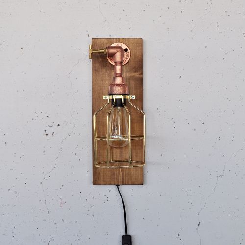 Pp168 Wooden
Rose Gold Wall Lamp slika 7