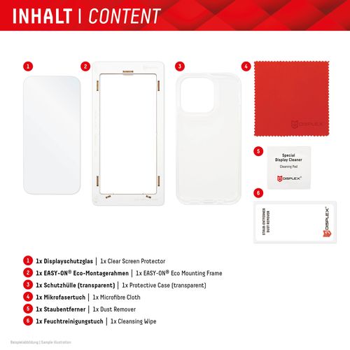 DISPLEX Zaštitno staklo + maskica Real Glass 2D + Case za iPhone 15  slika 11