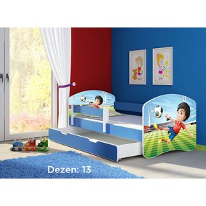 Deciji krevet ACMA II 180x80 F + dusek 6 cm BLUE13