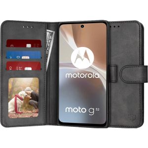 Techsuit Diary preklopna maska za Motorola Moto G32 – crna