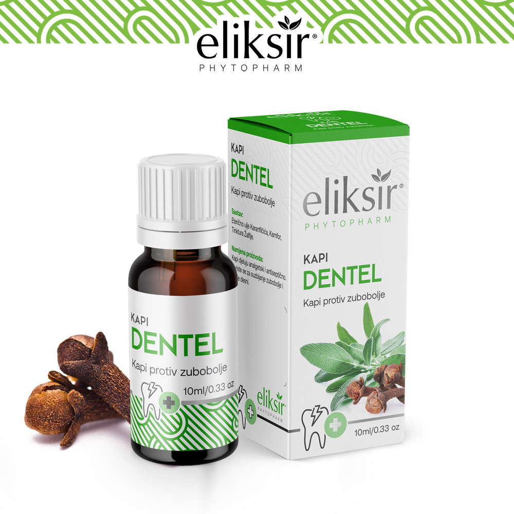 Eliksir Dentel kapi protiv zubobolje 10ml slika 1